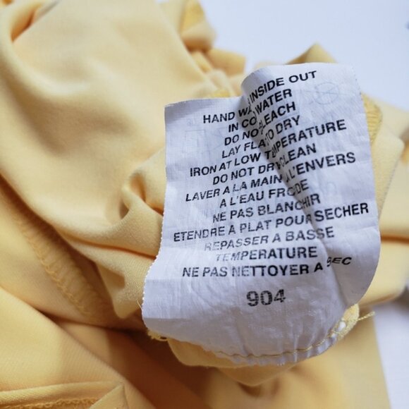 Sympli Yellow Sleeveless Tank Top Polyester Spandex Layering Piece - Picture 9 of 12